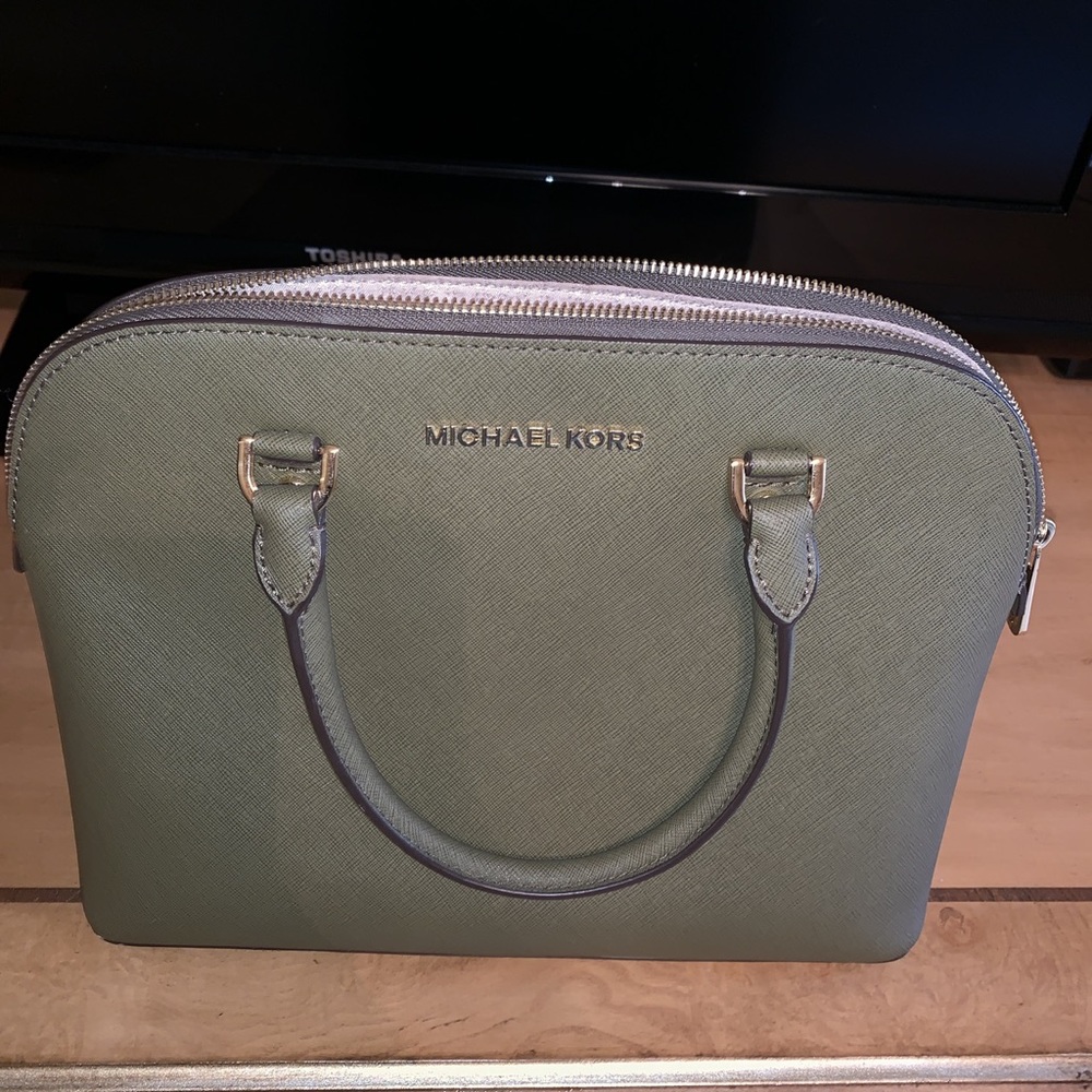 Olive & gold Michael Kors purse